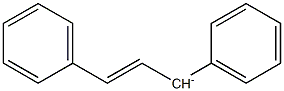 (1E)-1,3-Diphenylpropene-3-ide Struktur