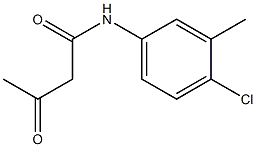 4'-Chloro-3'-methylacetoacetanilide Struktur