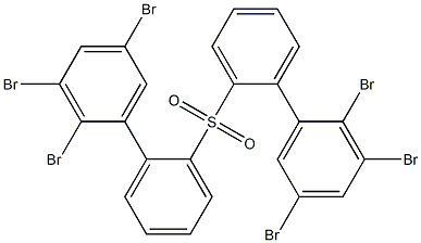 2,3,5-Tribromophenylphenyl sulfone Struktur