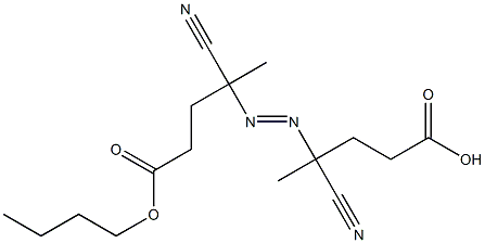 4,4'-Azobis(4-cyanopentanoic acid butyl) ester Struktur