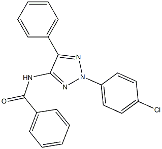 N-[2-(4-Chlorophenyl)-5-phenyl-2H-1,2,3-triazol-4-yl]benzamide Struktur