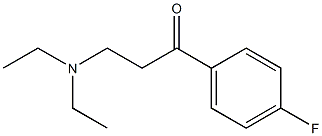 3-(Diethylamino)-1-(4-fluorophenyl)-1-propanone Struktur