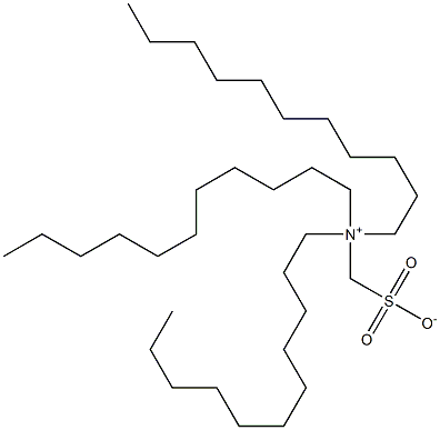 N,N-Diundecyl-N-sulfonatomethyl-1-undecanaminium Struktur