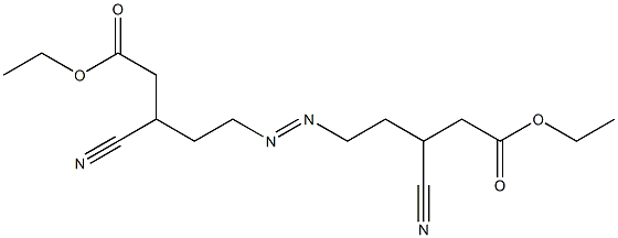 5,5'-Azobis(3-cyanovaleric acid)diethyl ester Struktur