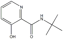 N-(1,1-Dimethylethyl)-3-hydroxy-2-pyridinecarboxamide Struktur