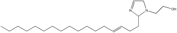 2-(3-Heptadecenyl)-3-imidazoline-1-ethanol Struktur