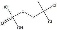 Phosphoric acid dihydrogen (2,2-dichloropropyl) ester Struktur