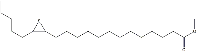 14,15-Epithioicosanoic acid methyl ester Struktur