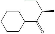 [R,(-)]-1-Cyclohexyl-2-methyl-1-butanone Struktur