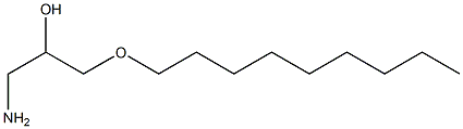 1-Amino-3-nonyloxy-2-propanol Struktur