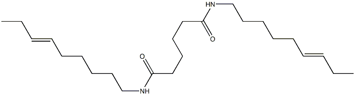 N,N'-Di(6-nonenyl)adipamide Struktur