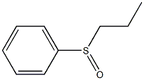 Phenyl propyl sulfoxide Struktur