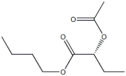 [R,(+)]-2-Acetyloxybutyric acid butyl ester Struktur