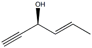 [S,(+)]-4-Hexene-1-yne-3-ol Struktur