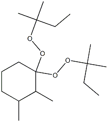 2,3-Dimethyl-1,1-bis(tert-pentylperoxy)cyclohexane Struktur