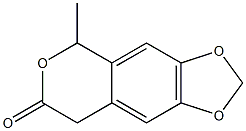 5-Methyl-5H-1,3-dioxolo[4,5-g][2]benzopyran-7(8H)-one Struktur