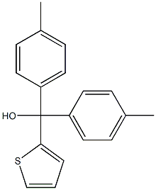 2-Thienylbis(4-methylphenyl)methanol Struktur