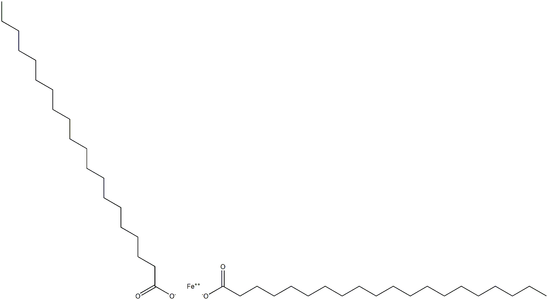 Diicosanoic acid iron(II) salt Struktur