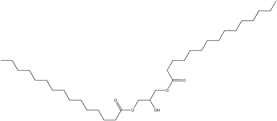 Glycerin 1,3-dipentadecanoate Struktur