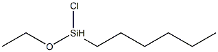 Chloro(ethoxy)hexylsilane Struktur