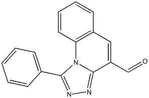 1-Phenyl[1,2,4]triazolo[4,3-a]quinoline-4-carbaldehyde Struktur