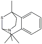 2,6-Epithio-1,1,3,6-tetramethyl-1,2,3,4,5,6-hexahydro-3-benzazocine Struktur