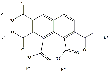 1,2,3,7,8-Naphthalenepentacarboxylic acid pentapotassium salt Struktur