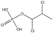 Phosphoric acid dihydrogen (1,2-dichloropropyl) ester Struktur