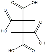 Butane-2,2,3,3-tetracarboxylic acid Struktur