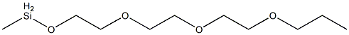 Methyl[2-[2-(2-propoxyethoxy)ethoxy]ethoxy]silane Struktur