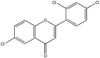 2',4',6-Trichloroflavone Struktur