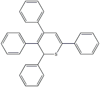 2,3,4,6-Tetraphenyl-2H-thiopyran Struktur