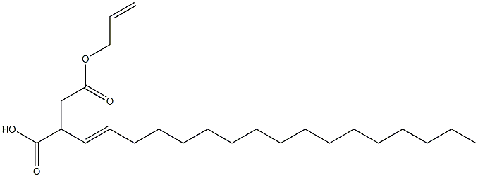 2-(1-Heptadecenyl)succinic acid 1-hydrogen 4-allyl ester Struktur