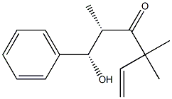 (1S,2S)-1-Hydroxy-2,4,4-trimethyl-1-phenyl-5-hexen-3-one Struktur