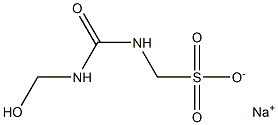 3-Hydroxymethylureidomethanesulfonic acid sodium salt Struktur