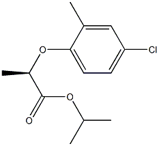 (R)-2-(4-Chloro-2-methylphenoxy)propanoic acid 1-methylethyl ester Struktur