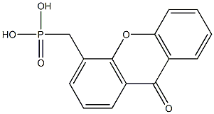 (9-Oxo-9H-xanthen-4-yl)methylphosphonic acid Struktur