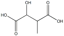 2-Hydroxy-3-methylbutanedioic acid Struktur