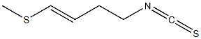 [(E)-4-(Methylthio)-3-butenyl] isothiocyanate Struktur