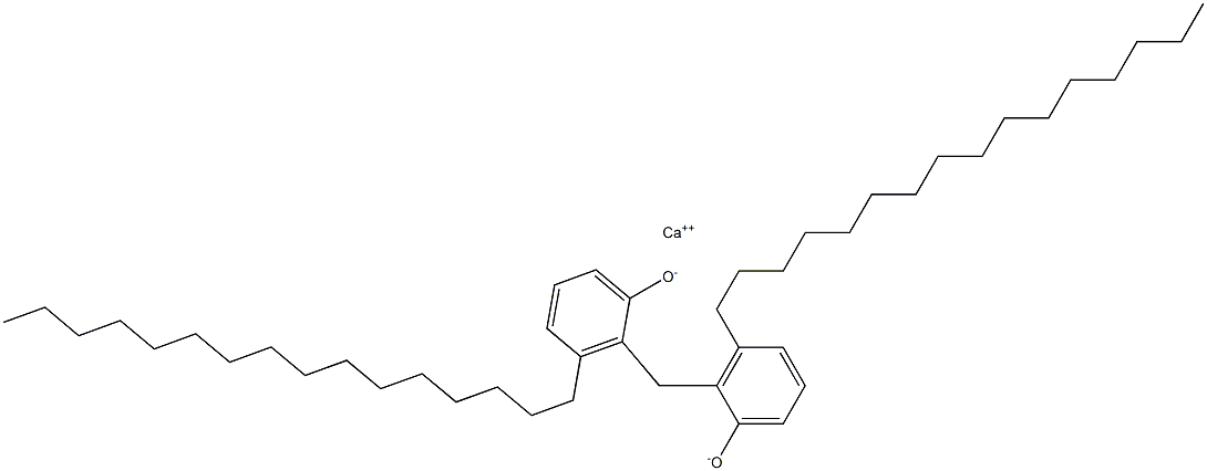 Calcium 2,2'-methylenebis(3-hexadecylphenoxide) Struktur