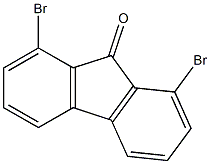 1,8-Dibromo-9H-fluoren-9-one Struktur