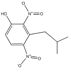 3-Isobutyl-2,4-dinitrophenol Struktur