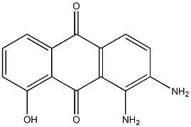 1-Hydroxy-7,8-diaminoanthraquinone Struktur