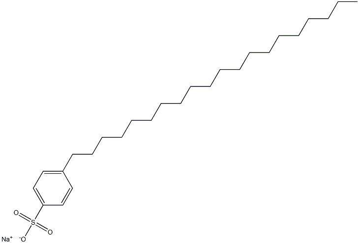 4-Icosylbenzenesulfonic acid sodium salt Struktur