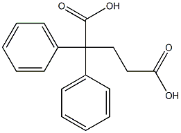 2,2-Diphenylglutaric acid Struktur