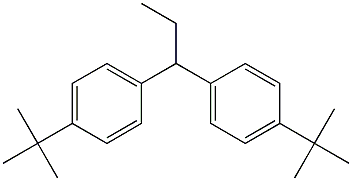 1,1-Bis(4-tert-butylphenyl)propane Struktur