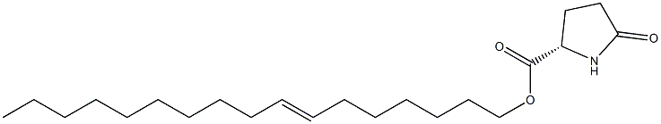 (S)-5-Oxopyrrolidine-2-carboxylic acid 7-heptadecenyl ester Struktur