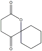 4',5'-Dihydrospiro[cyclohexane-1,2'-[2H]pyran]-3',6'-dione Struktur