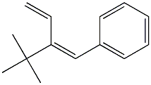 (1E)-1-Phenyl-2-tert-butyl-1,3-butadiene Struktur