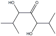 3,5-Dihydroxy-2,6-dimethyl-4-heptanone Struktur